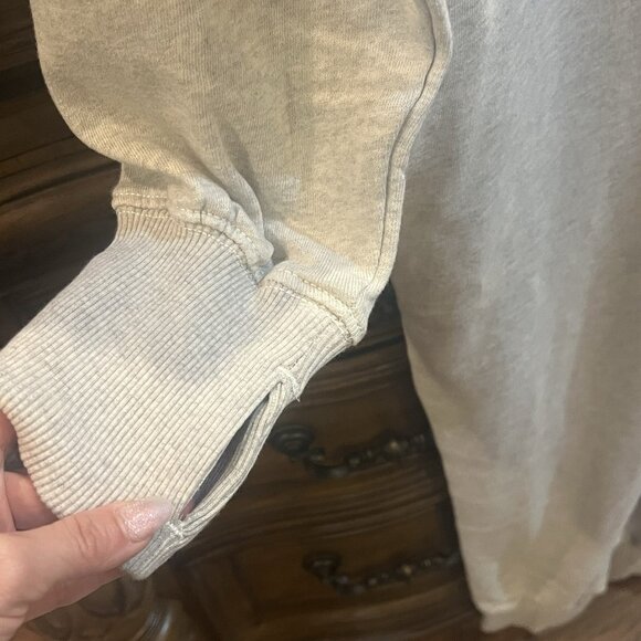 NWT Free People Movement x HATCH Maternity Warm Up Jumpsuit Medium Romper Grey - Picture 8 of 16